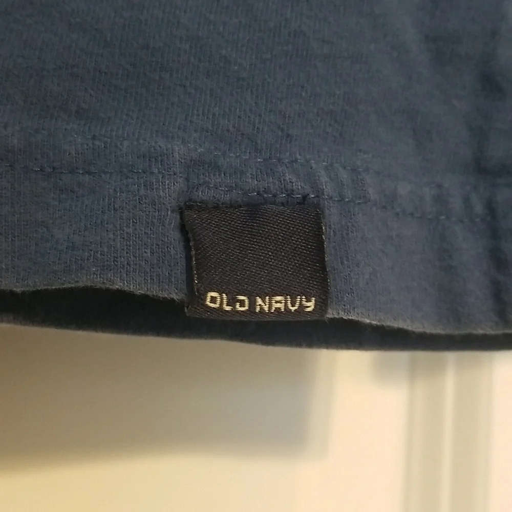 Old Navy Classic Blue Long Sleeve Tee, Large